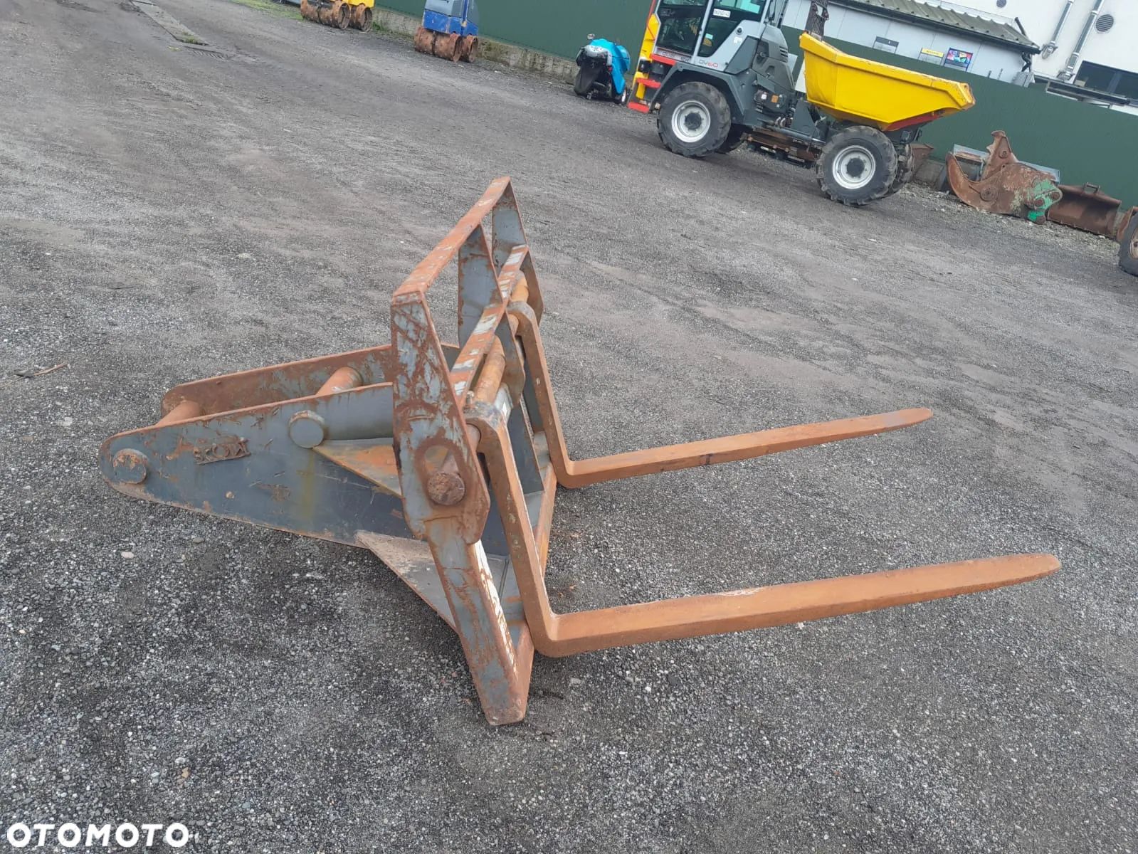 Widły przeładunkowe Scott paleciarka paleciak karetka do koparki fi80mm. - 1
