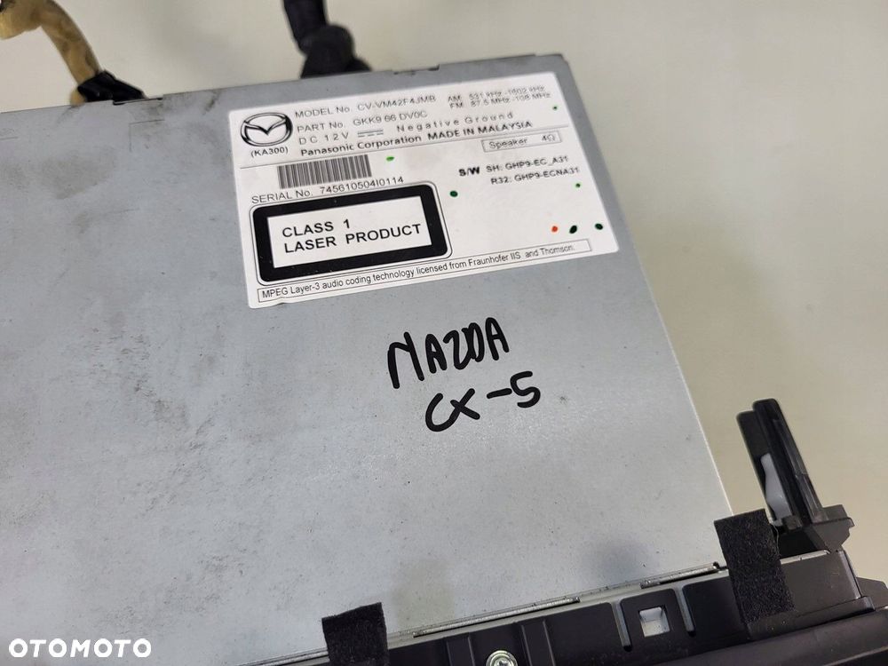 radio odtwarzacz cd fm navi MAZDA CX-5 I KE GKK966DV0C - 14
