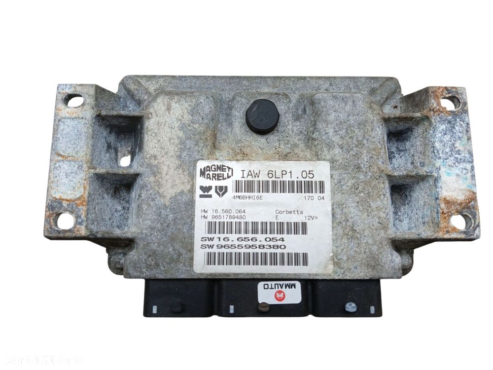 KOMPUTER STEROWNIK SILNIKA PEUGEOT 807 (2002-2008) 2.0 16V 136KM 9655958380, 9651789480 - 1