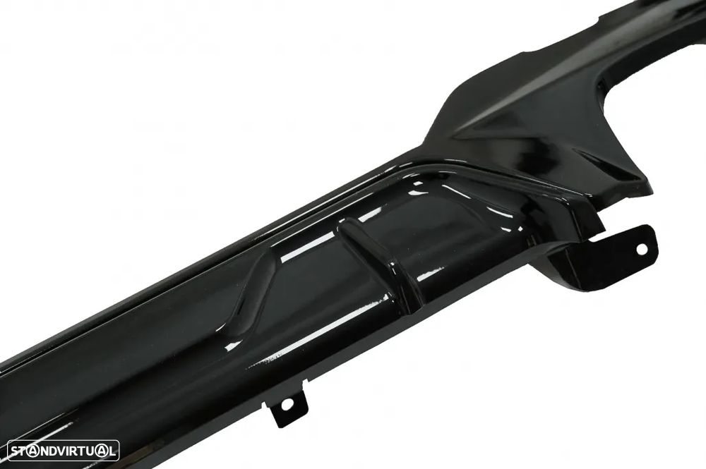 Difusor com Ponteiras Bmw Série 3 G20 G28 G21 (2018 a 2022) Look M340i M - 9