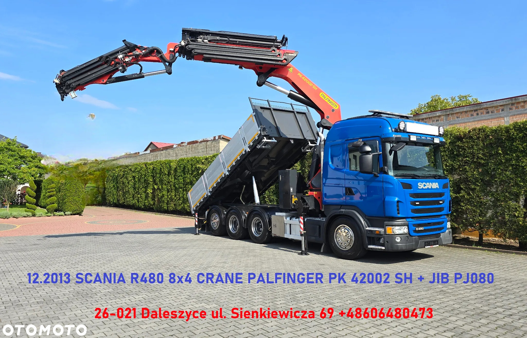 Scania G480 8x4 CRANE Palfinger PK 42002 SH + JIB PJ080 - 2