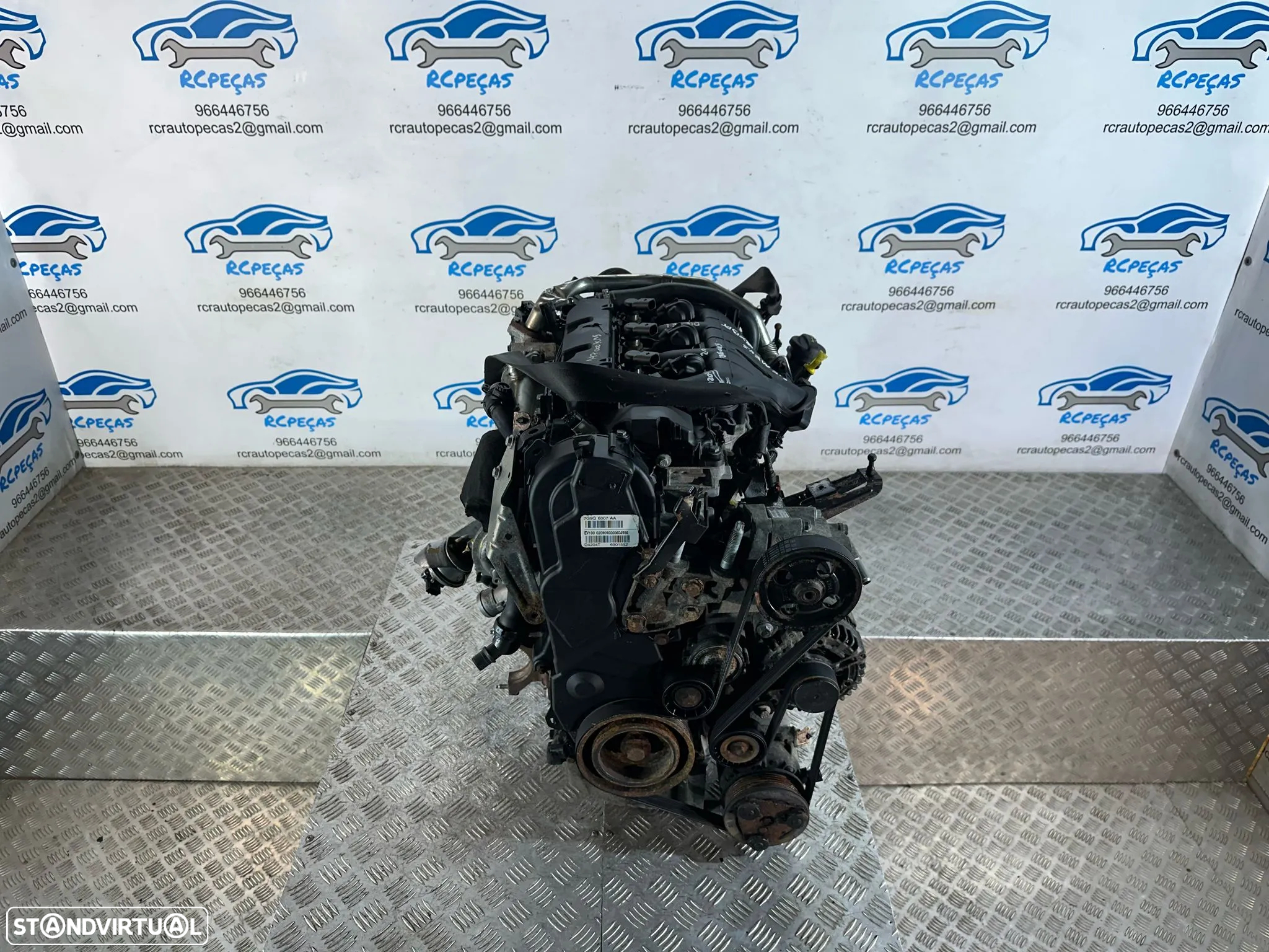 .Motor Completo QXBA Ford 2.0 TDCi 140cv 16v Duratorq D4204T PSA Peugeot Citroen Volvo Siemens Continental - 8
