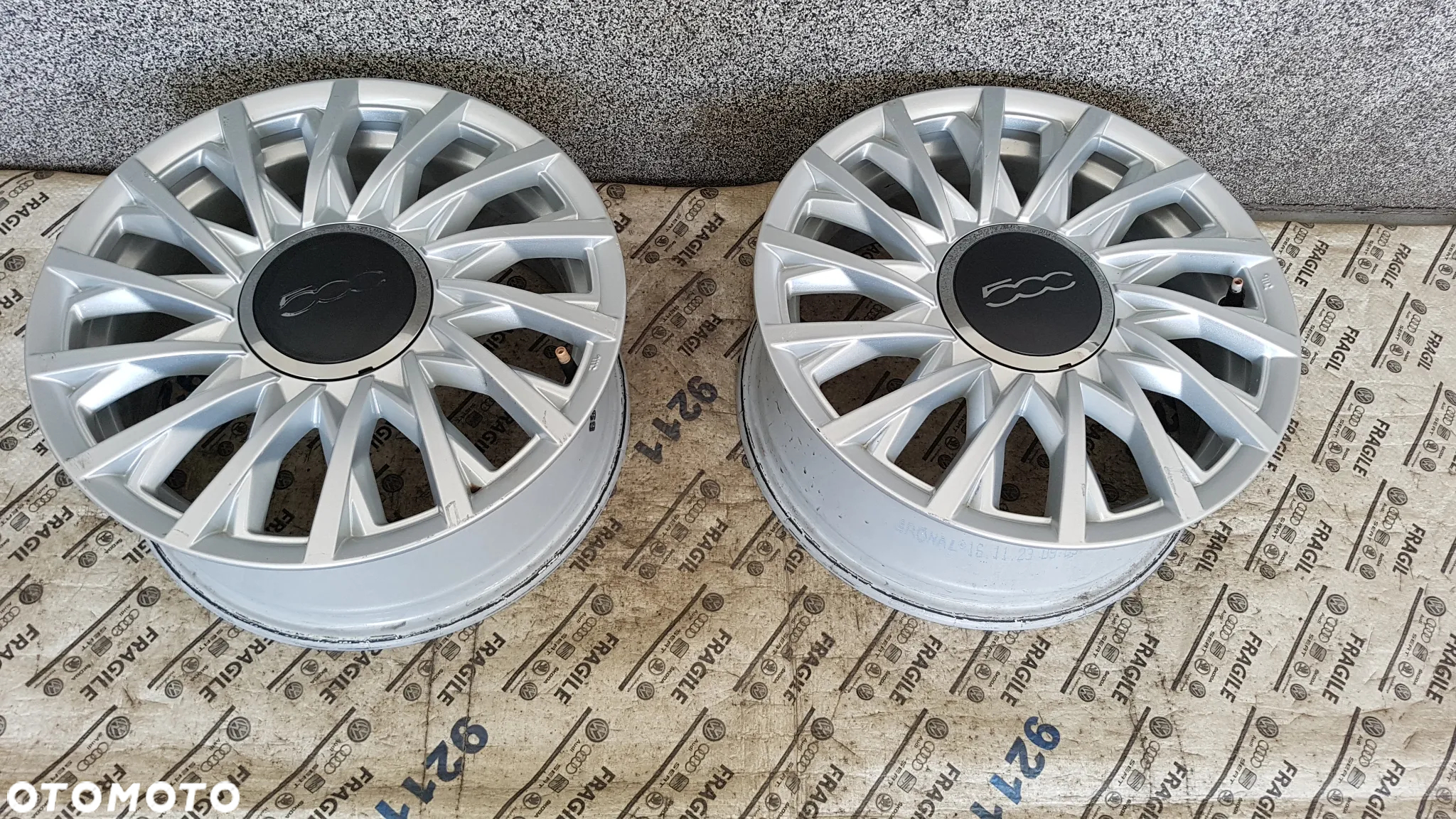 ALU FELGI ORYGINAŁ FIAT 500 4X98 6JX15 ET35 - 2