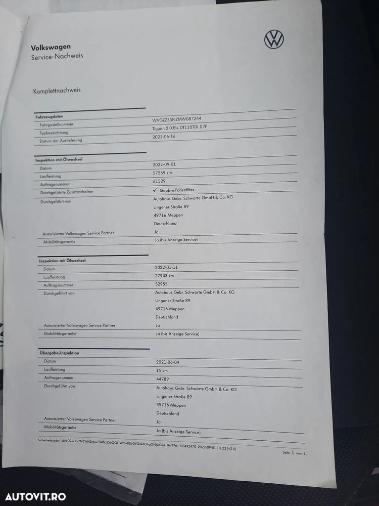 Volkswagen Tiguan 2.0 TDI SCR DSG IQ.DRIVE - 20