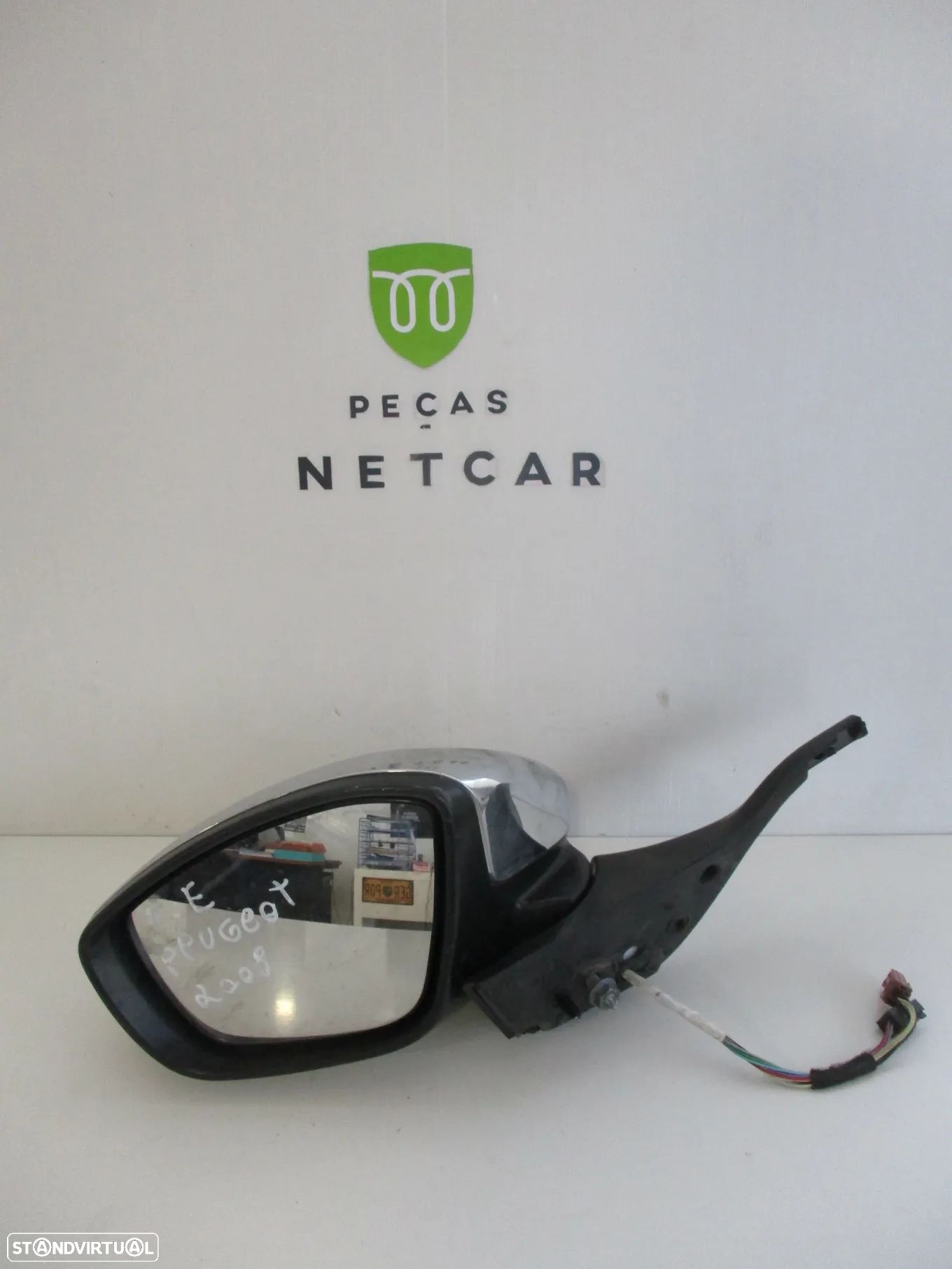 Retrovisor Para Peças Peugeot 2008 Esquerdo - 1