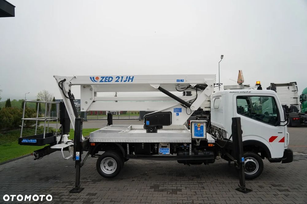 Renault MAXITY 120 DXI / ZWYŻKA 21 METRÓW / PODNOŚNIK KOSZOWY ZED 21JH / KOSZ 2 OSOBOWY - 300 KG / - 9