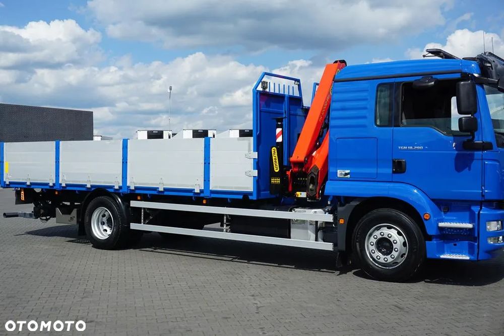 MAN TGM / 18.290  / SKRZYNIOWY + HDS + WINDA / PALFINGER PK 12002 / WYSIĘG 10 M - 40
