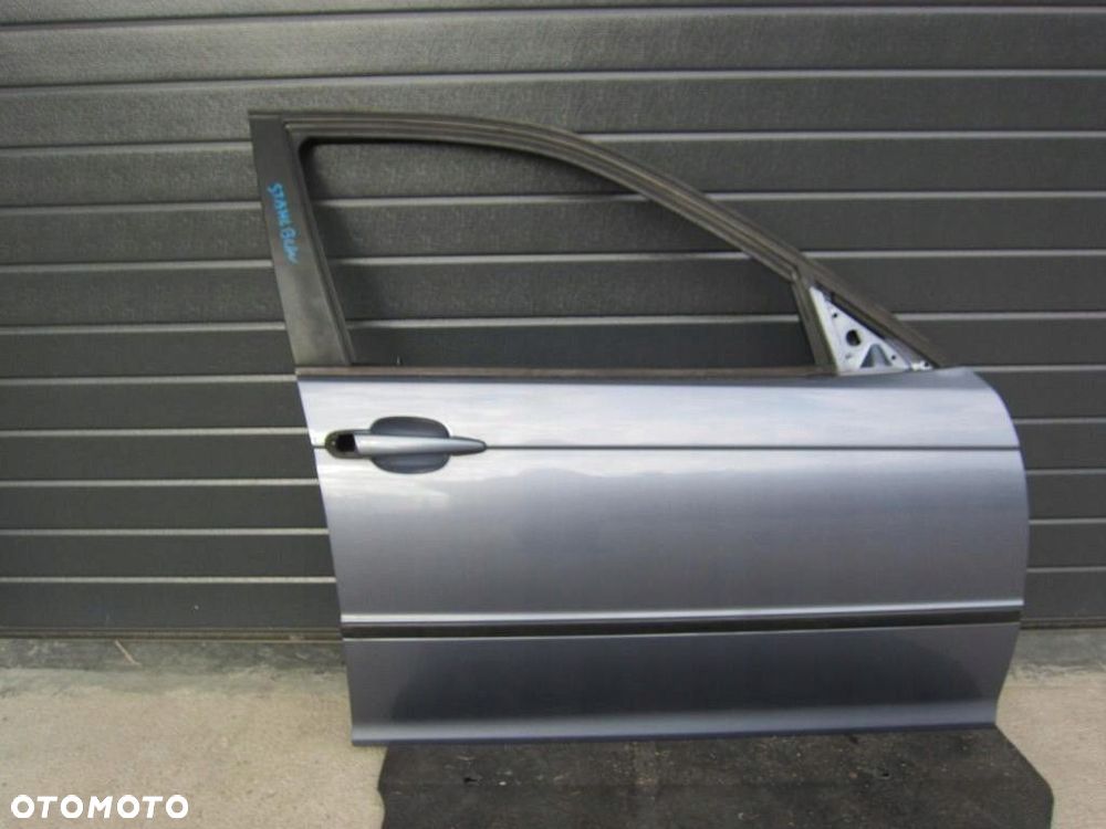 BMW E46 SEDAN KOMBI DRZWI PRAWE PRZEDNIE STAHLBLAU - 3