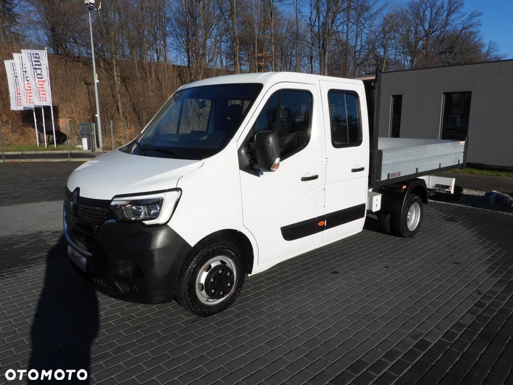 Renault MASTER WYWROTKA PODWÓJNA KABINA DOKA 6 MIEJSC TEMPOMAT LEDY BLIŹNIACZE KOŁA KLIMATYZACJA  130KM - 7