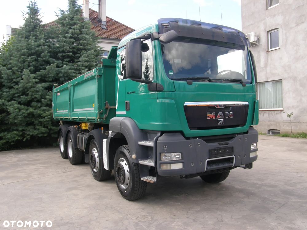 MAN TGS 35.440 8x4 2013rok manual wywrotka Meiller-Kipper z Niemiec - 2