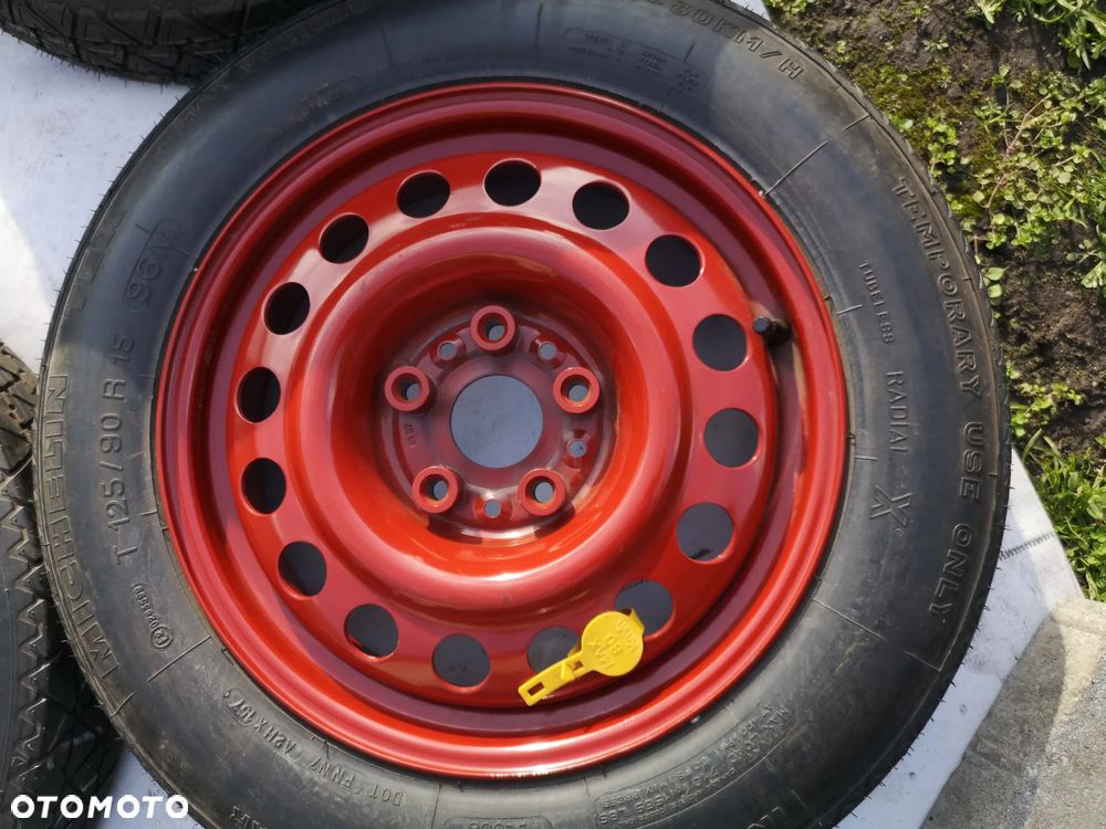 Dojazdówka Koło Dojazdowe Dojazd Alfa Romeo, Audi, BMW, Citroen, Fiat, Ford, Hyundai, Jaguar, Kia, Lancia, Mazda, MCC, Mitsubishi, Opel, Peugeot, Saab, Seat, Skoda, VW, Volvo - 15