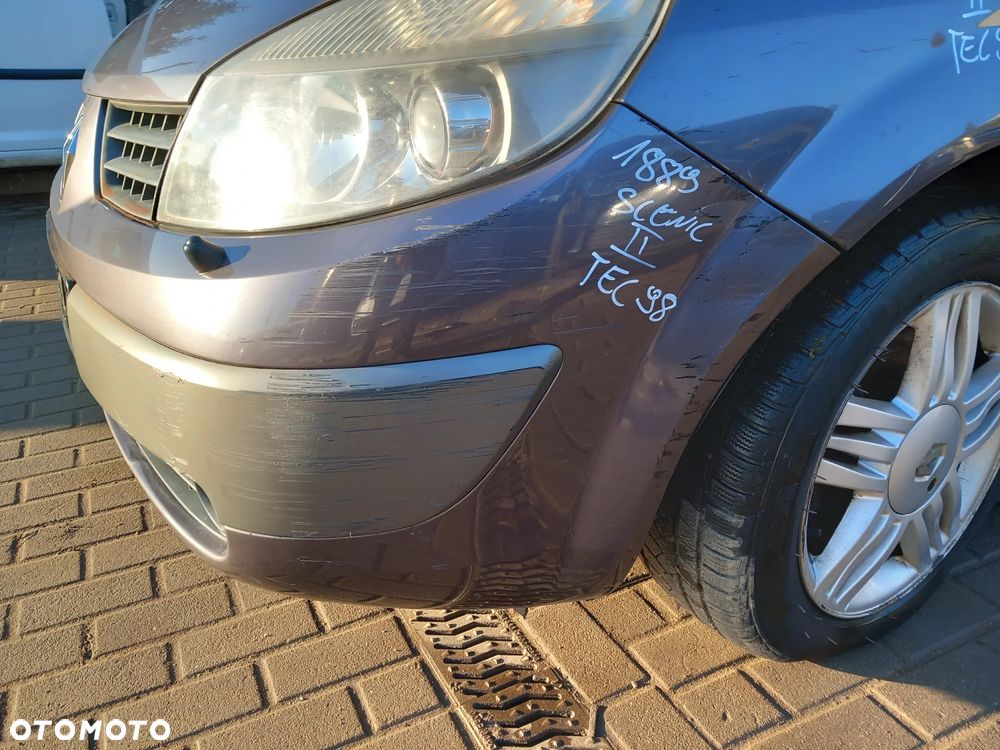 RENAULT SCENIC II ZDERZAK PRZEDNI PRZÓD SPRYSKI KOLOR: TEC98 - 2