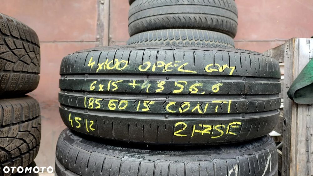 185/60R15 Opony Letnie Lato CONTINENTAL ContiPremiumContact 5 NEXEN N'blue HD 5mm 4,5mm Legnica ALU-RAD 185/60 - 4