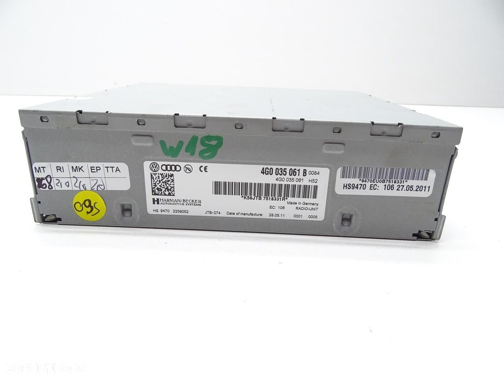TUNER WZMACNIACZ RADIA RADIOWY 4G0035061B AUDI A6 C7 A4 B8 A5 8T - 4