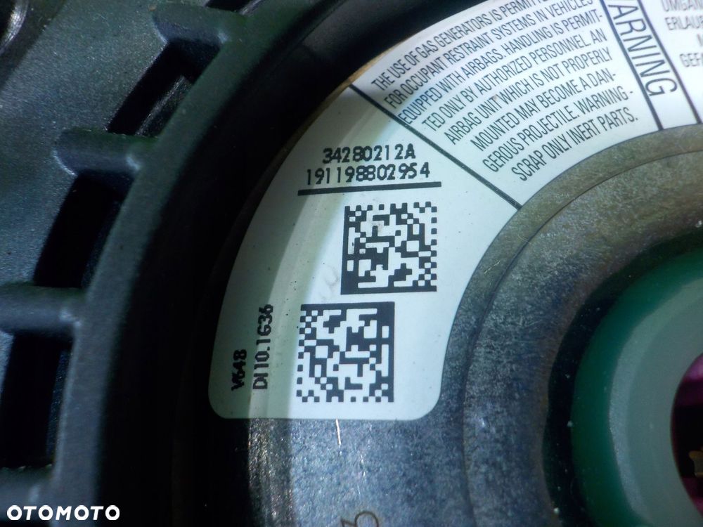 JUMPER BOXER LIFT 2.2 B-HDI 19r L3H2 AIRBAG poduszka kierowcy 07356857840 - 7