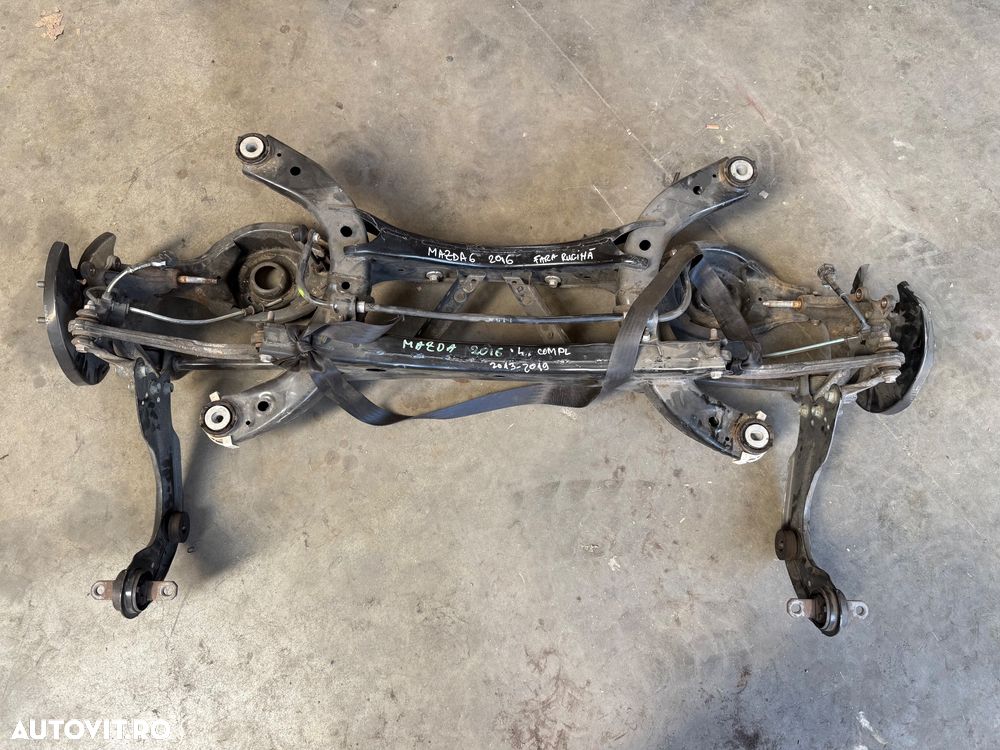 Punte spate completa MAZDA 6 an 2013-2019 completa cu brate si fuzete fara rugina - 2
