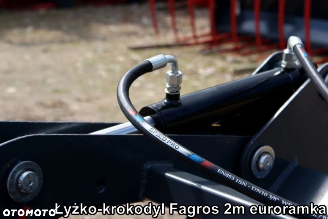 ŁYŻKO-KROKODYL do Tura Ładowacza SMS EURORAMKA Mailleux faucheux łyżka 1,4m 1,6m - 10