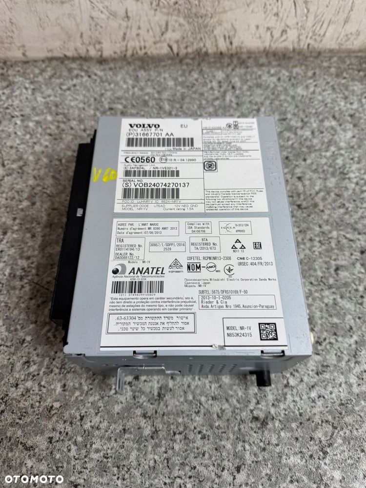 radio nawigacja volvo s60 ii v60 i 2011-2018 31667701 - 1