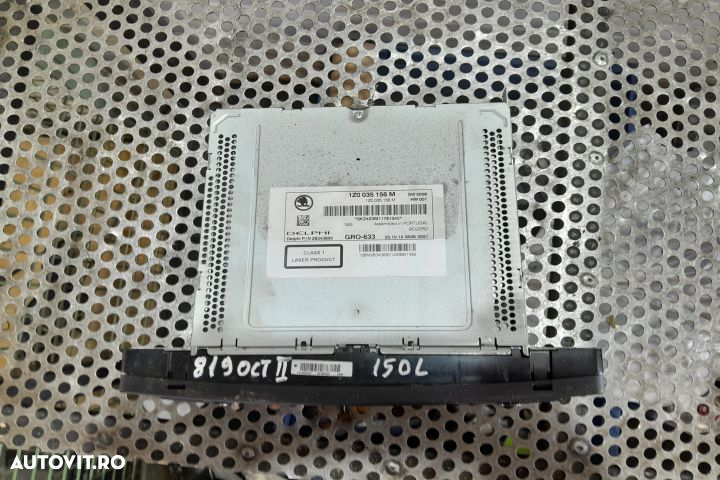 Radio cd 1Z0035156M 1Z0035156M Skoda Octavia 2 [facelift] [2008 - 201 - 3
