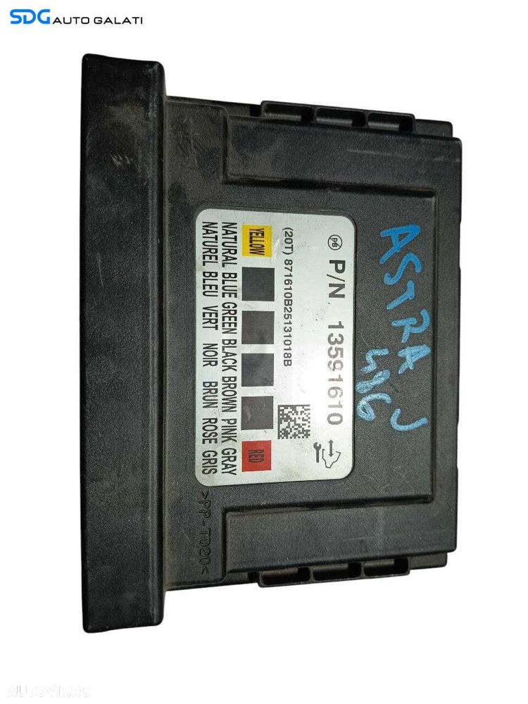 Kit Pornire ECU Calculator Motor Calculator Confort UCH Cheie Cheie CIP Imobilizator Opel Astra J 2009 - 2016 Cod 55491600 395357783 13500157 13591610 13460586 [L6764] - 6