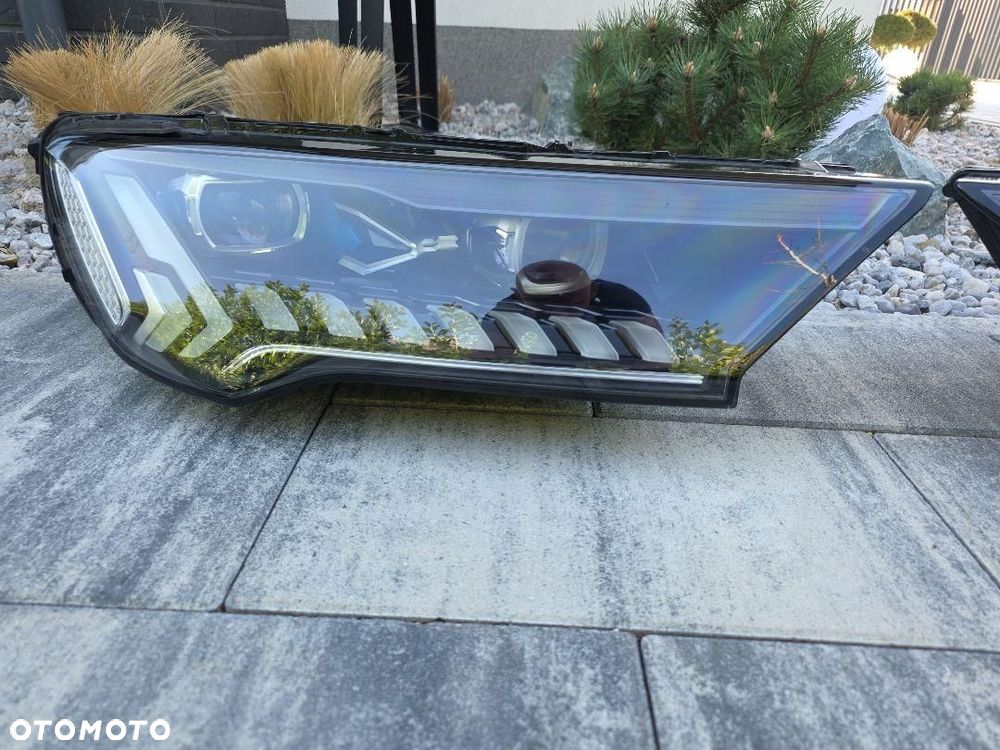 AUDI Q7 SQ7 4M0 LIFT Lampy Kompletne Full Led Laser 4M0941085C 4M0941086C - 4