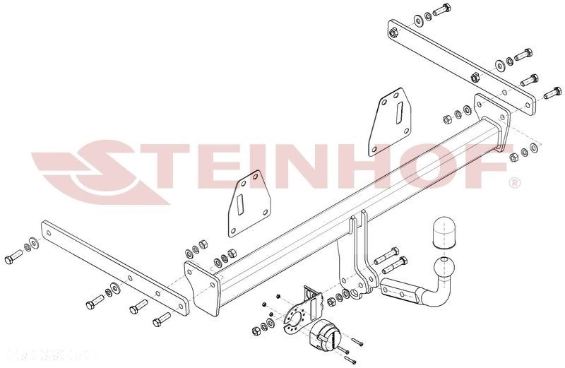 Hak holowniczy + MODUŁ 7PIN do Toyota Corolla E21 Touring Sports od 2019 - 2