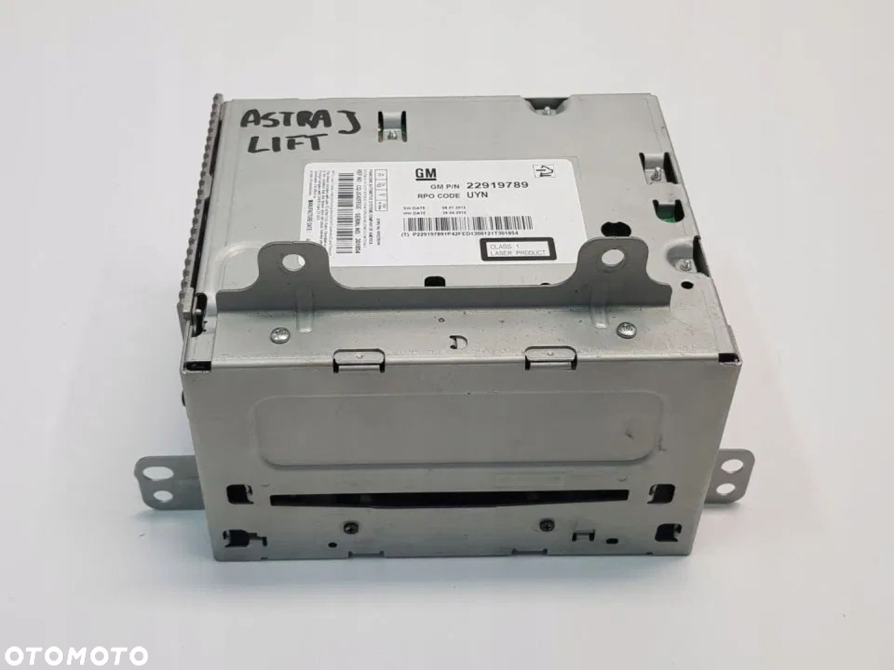 RADIO NAPĘD CZYTNIK CD OPEL INSIGNIA A ASTRA J IV - 1