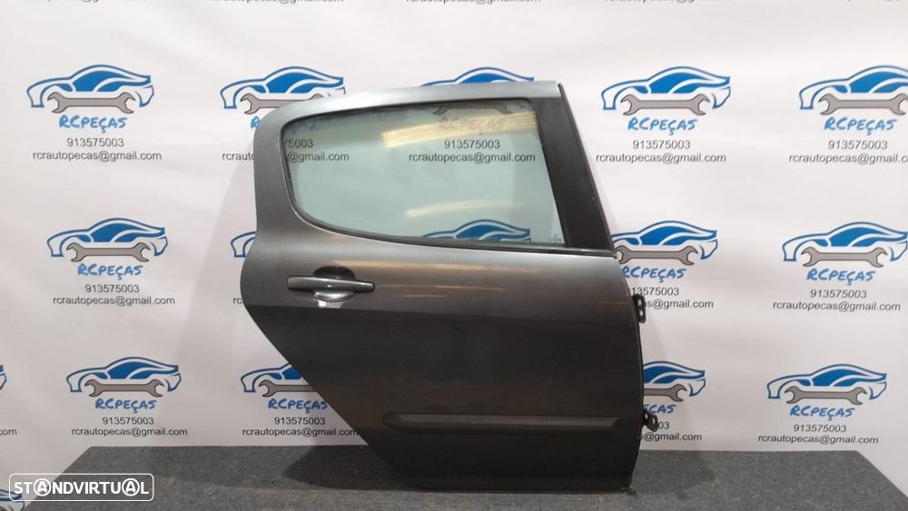 PORTA TRASEIRA TRÁS DIREITA PEUGEOT 308 MK1 FASE I 1 FECHO ELEVADOR MOTOR PUXADOR VIDRO - 4