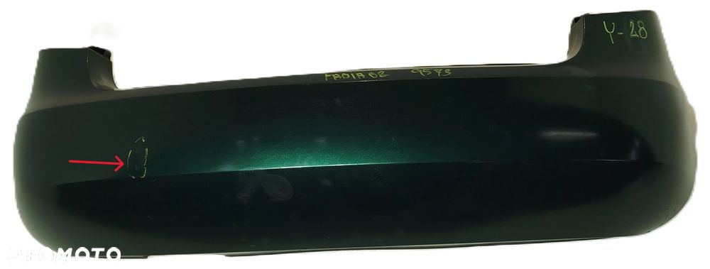 zderzak tylny tył SKODA FABIA II 06-10 9573 - 1