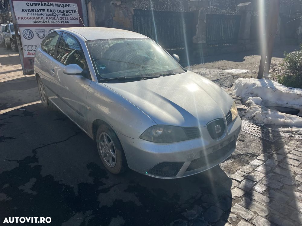 Dezmembrez Seat Ibiza 6L facelift 2007 gri argintiu 1,4 benzina BXW - 6