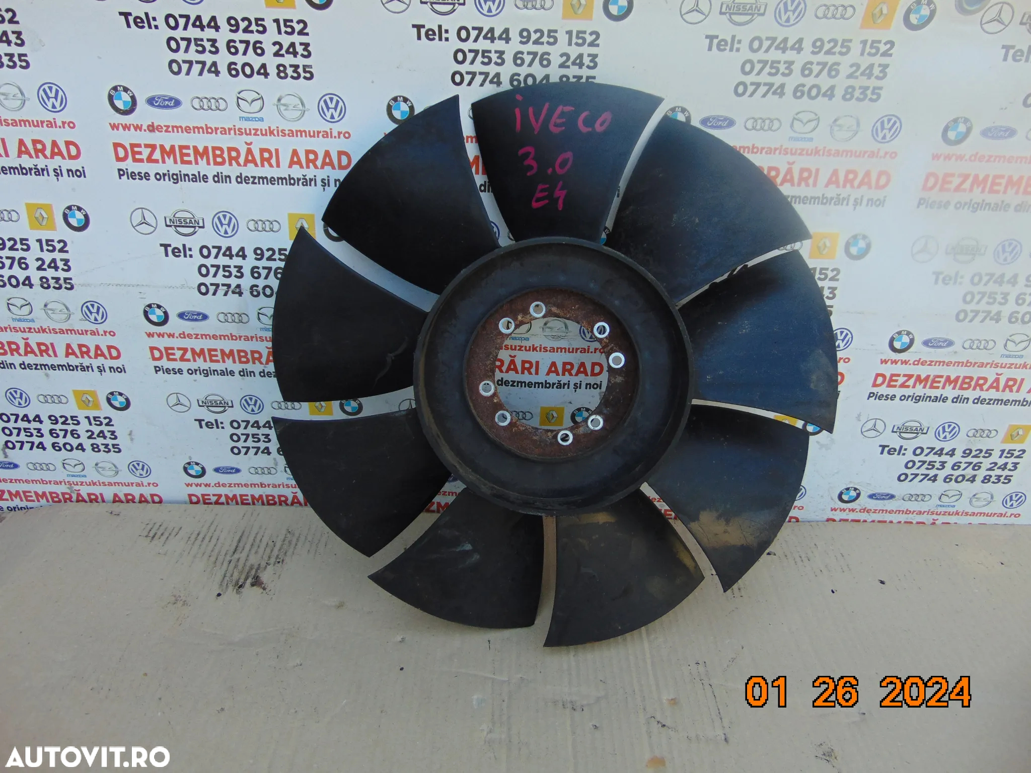 Paleta vascocuplaj Iveco Daily massif 2.3 euro 5 euro 4 paleta racire motor dezmembrez dayli 2.3 - 5