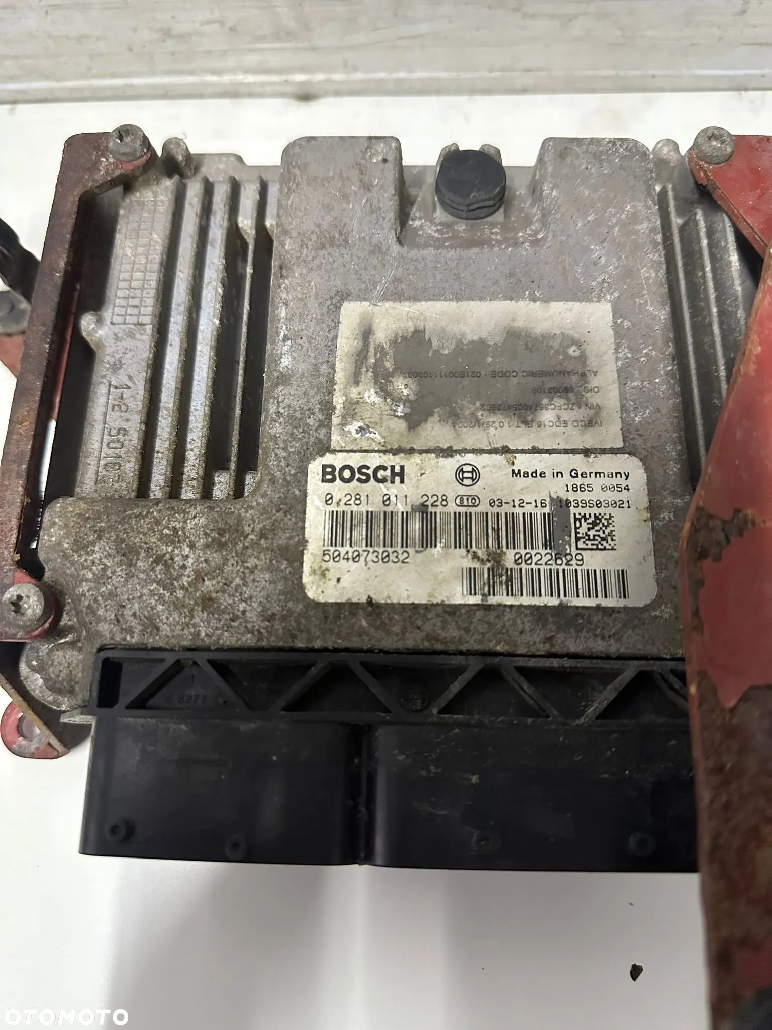 KOMPUTER STEROWNIK SILNIKA IVECO DAILY 0281011228 504073032 - 2