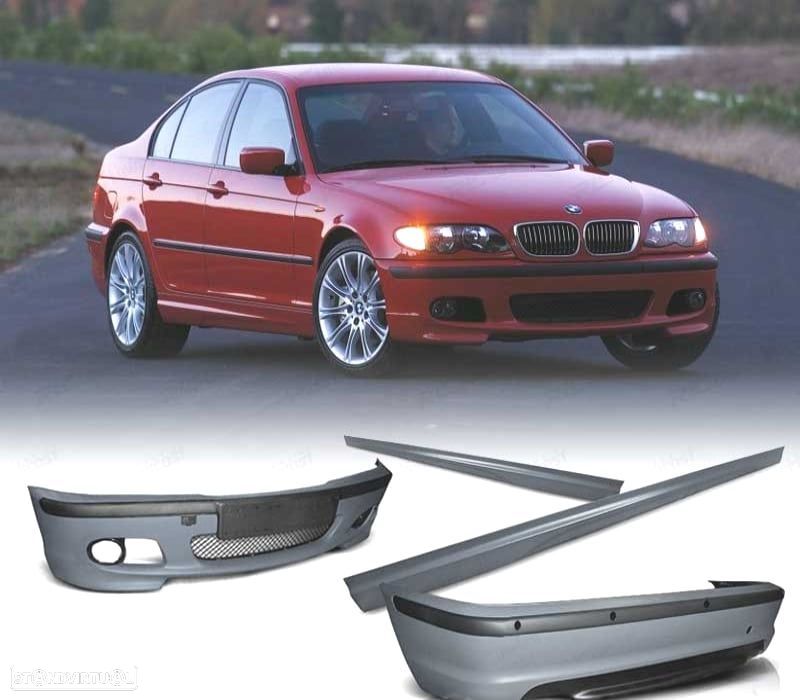 KIT CARROÇARIA BMW E46 BERLINA 98-05 PDC LOOK M - 1
