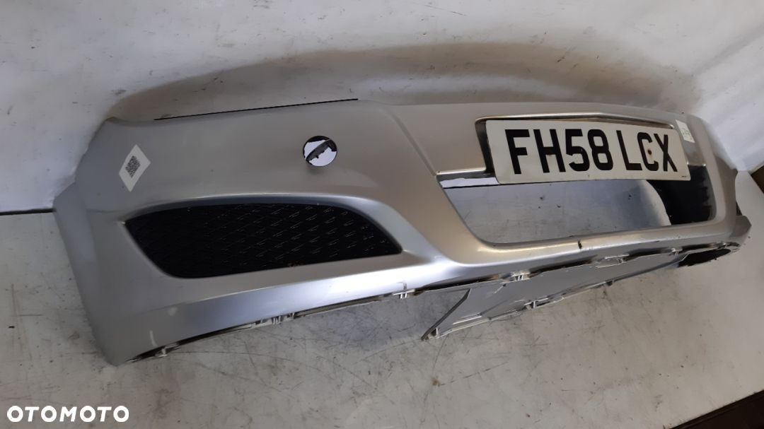 + ZDERZAK PRZÓD PRZEDNI OPEL ASTRA H 3 III LIFT FL Z157 SREBRNY USZKODZONA DO MALOWNIA ! - 4