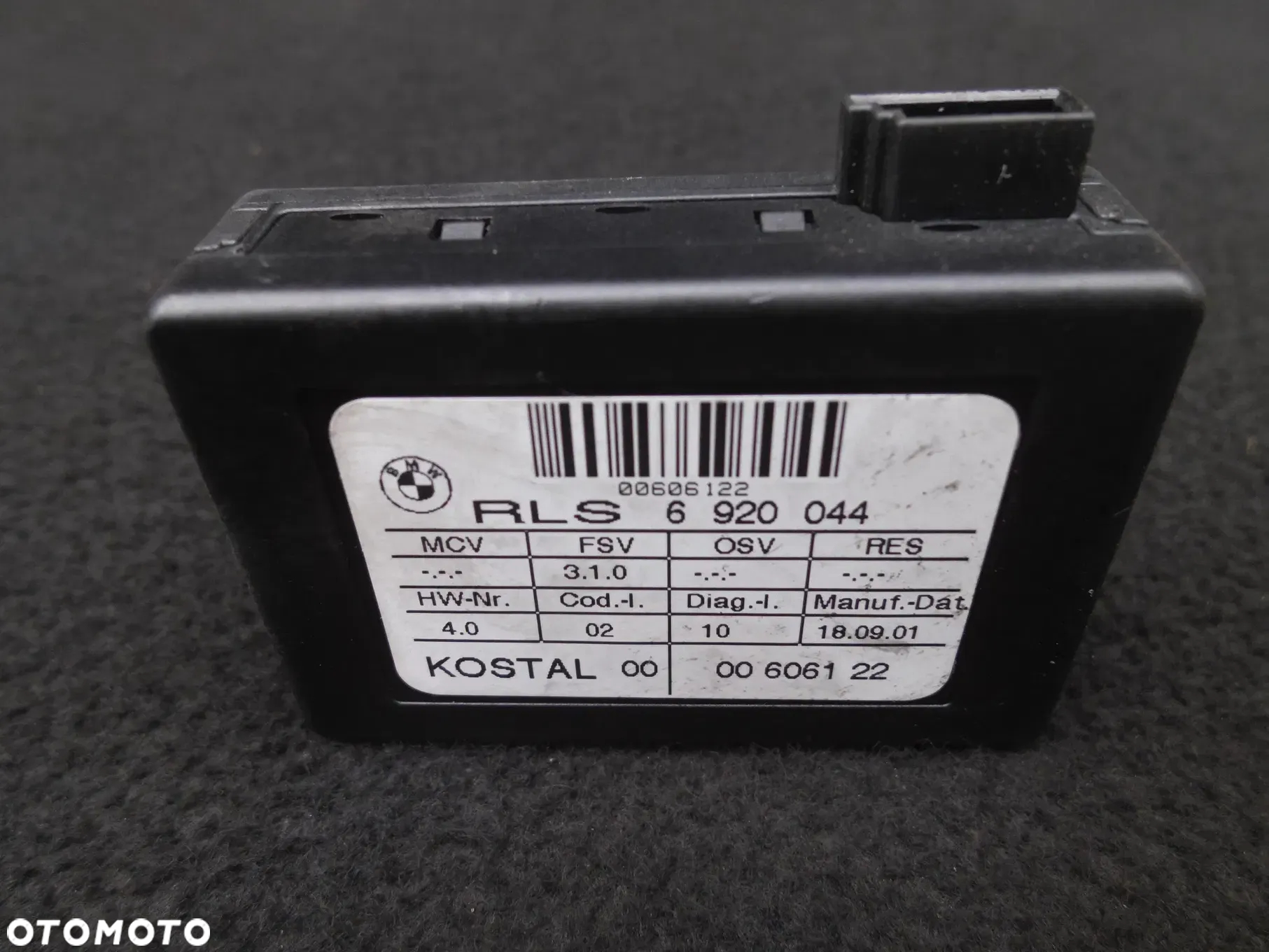 BMW E46 LIFT CZUJNIK DESZCZU ŚWIATEŁ ZMIERZCHU RLS 6920044 - 2