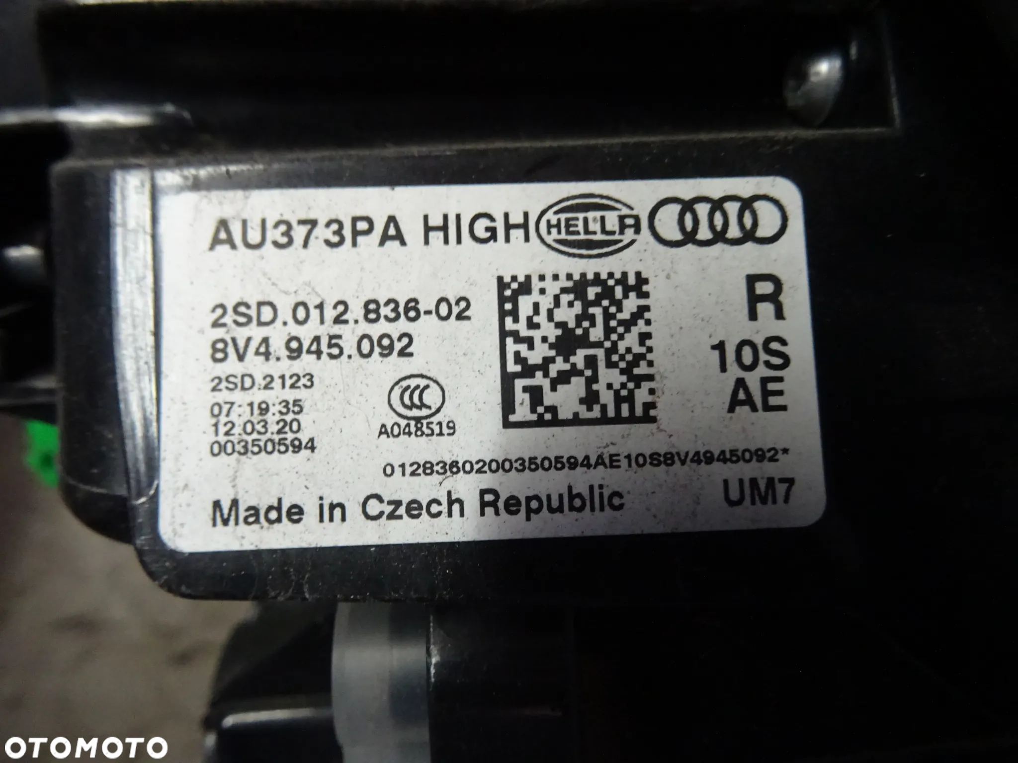 8V4945092 Lampa tyl prawa LED Audi A3 8V LIft Sportback  czesci - 2