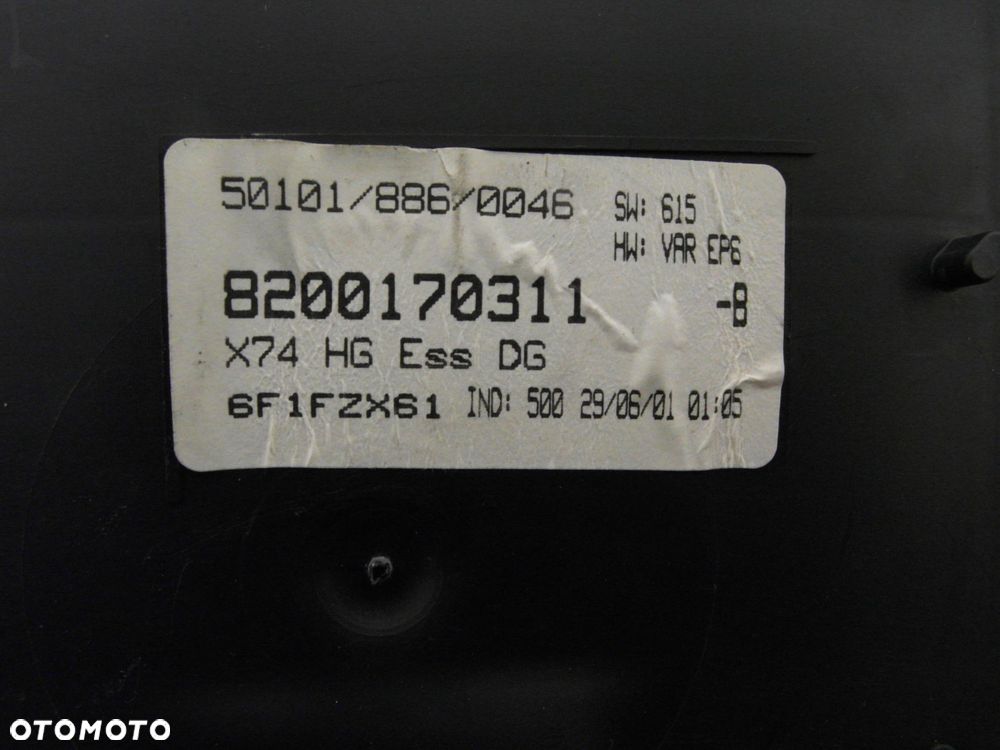 LICZNIK RENAULT LAGUNA II 1.8 8200170311 - 5