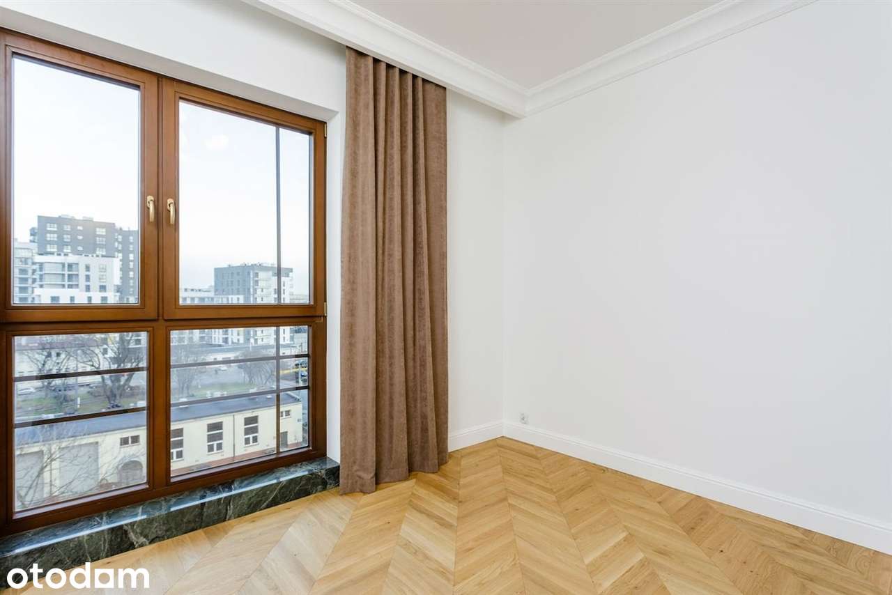 widok na panoramę miasta | art deco design