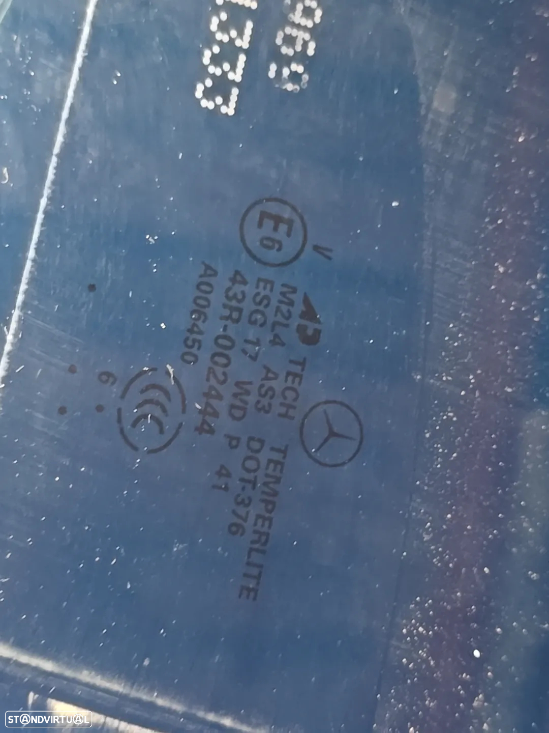 Vidro da porta traseira esquerda vidro laterais para mercedes w164 Gl 2006- Escuro - 4