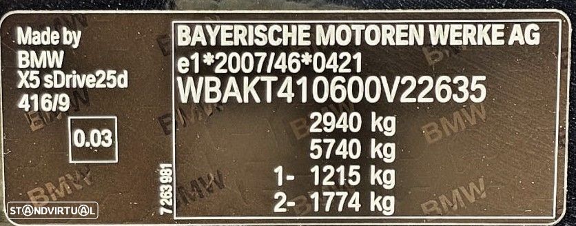 BMW X5 25 d sDrive Pack M - 21