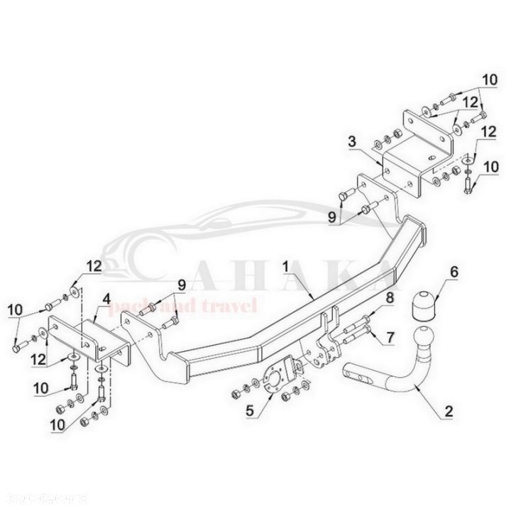 Hak Holowniczy Odkręcany Do Hyundai I30 Hatchback 2012-2016 - 5