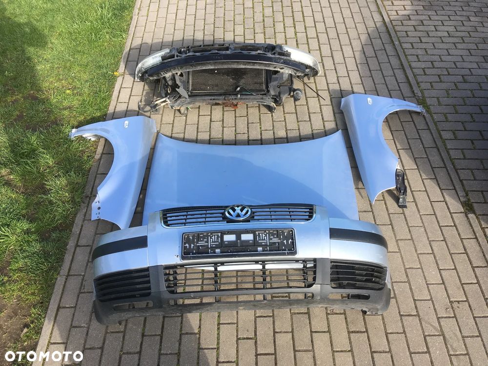 VW PASSAT B5 LIFT PRZÓD KOMPLETNY ZDERZAK MASKA BŁOTNIK LAMPA REFLEKTOR PAS BŁOTNIK LEWY przedni GRILL LA7W - 1