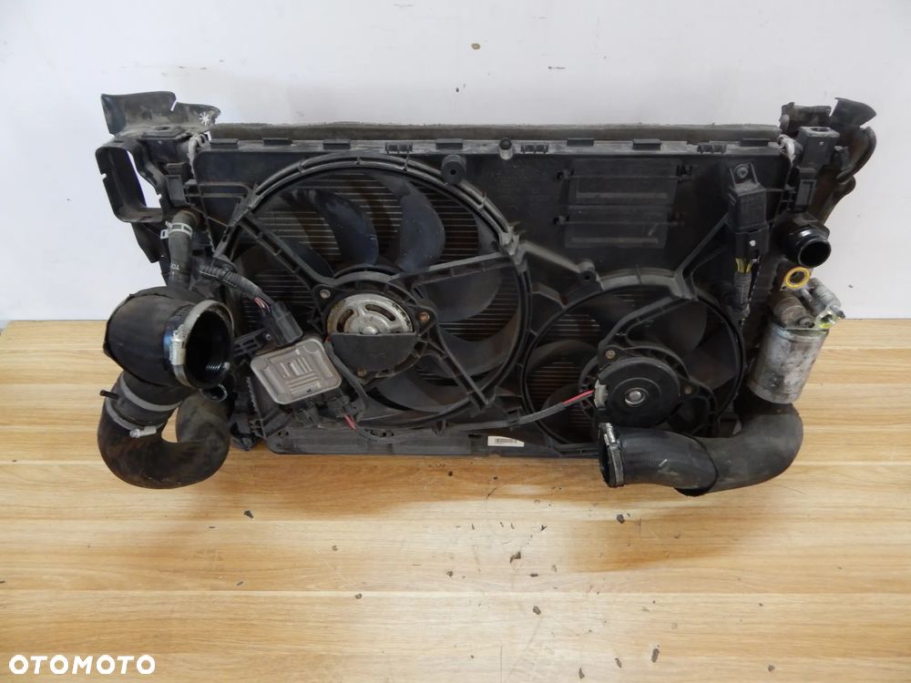 Chłodnica chłodnice intercooler wiatrak komplet 2.4 D4 2.0 VOLVO XC60 xc60 I 08-17 Lift Łuków części - 2