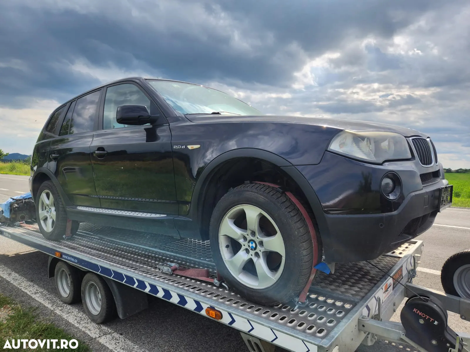 Dezmembrez Bmw X3 E83 LCI Facelift 2.0 D Manual N47 Volan Stanga - Dezmembrari Arad - 5