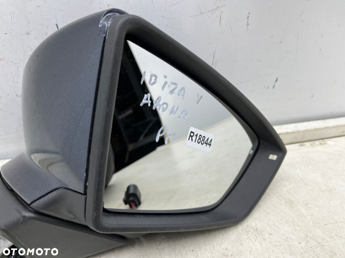 Lusterko Seat Ibiza V 6F Arona 17r.- PRAWE elektryczne podgrzewane 8 pin EUROPA - 4