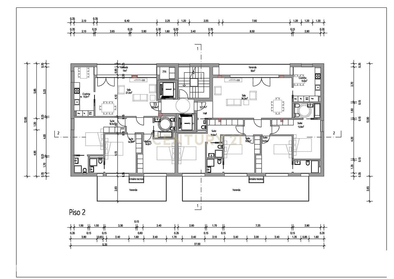 Apartamento T4 em Coimbra com Vista Panorâmica - Grande imagem: 5/11
