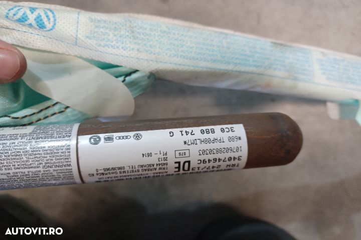 Airbag cortina stanga 3C0880741G Volkswagen VW Passat B7 [2010 - 2015 - 4