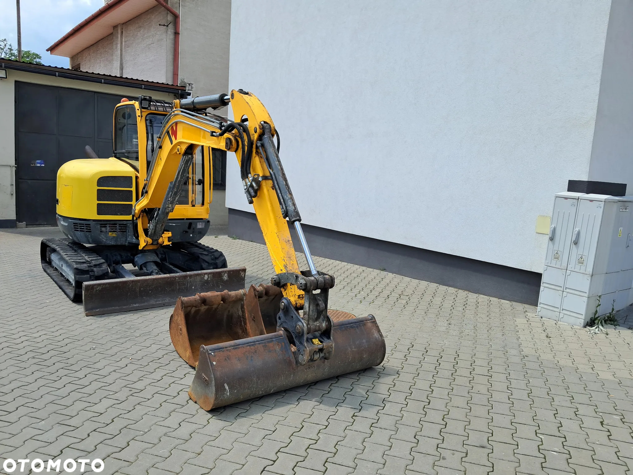 Wacker Neuson EZ 53 waga 5t TON * 3 ŁYŻKI * silnik Perkins turbo 60KM * 2016r 4570 mtg koparka minikoparka oświetlenie - 5