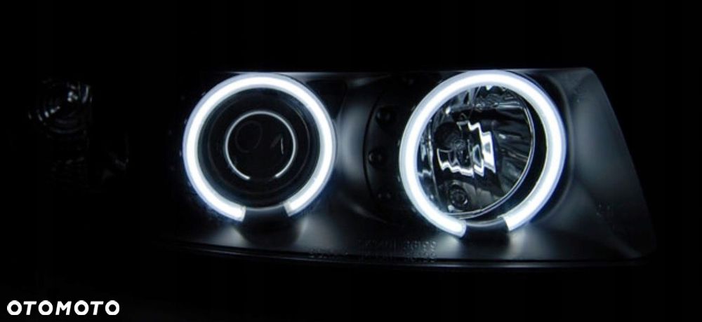 Reflektor Lampy kpl Tuning Soczewka Czarne Black Seat Leon I 1m Toledo II 2 - 3