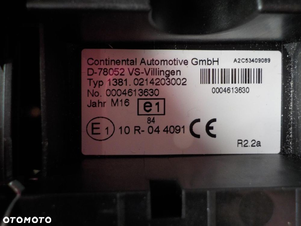 VW CRAFTER TACHOGRAF CYFROWY VDO 12V - 5